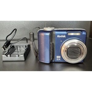Kodak EasyShare Z1485 IS 14MP Blue‎ Digital Camera 5x Optical Zoom HD *Works*